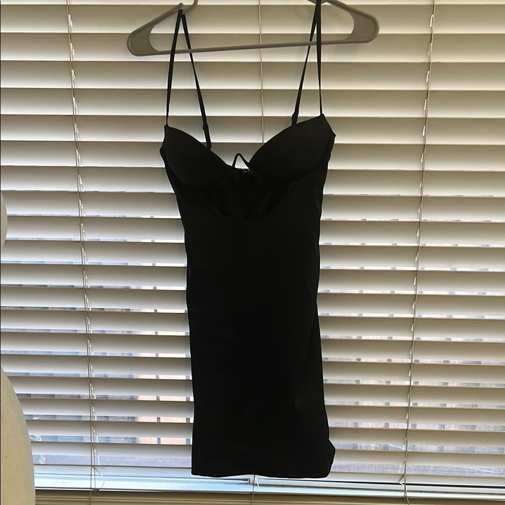 Oh Polly Black Mini Dress